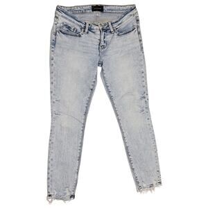 Buckle Black Fit No. 13 Low-Rise Ankle Skinny Womens JeanTag 28x28 Actual 28x27